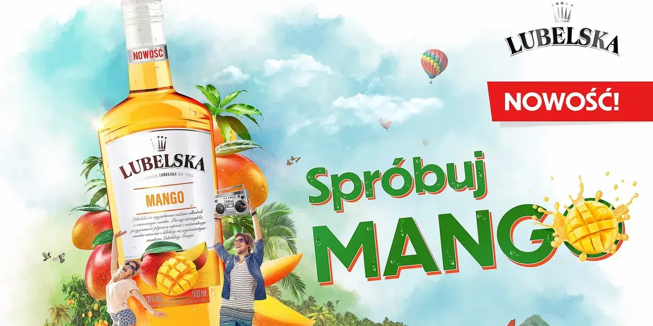 Lubelska Mango - nowy, orzeźwiający smak lata. Poczuj tropikalne lubelskie smaki i daj się porwać wakacyjnej przygodzie!